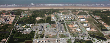 Vista aérea do Terminal de Aracaju-SE